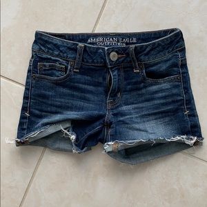 American eagle jean shorts
